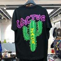 Camiseta De Algodón De Lujo Cactus Jack Hip Hop Para Hombres 2023 Estilo Callejero Camiseta De Manga Corta Transpirable Y Wicking De Humedad Para Primavera Y Verano - details 12