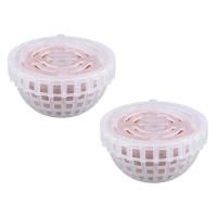 2Pcs Bolas De Moss Plástico Para Plantas Acuáticas Casa De Camarones En Acuario Hierba De Agua Para Tanque De Peces Oficina Hogar - details 3