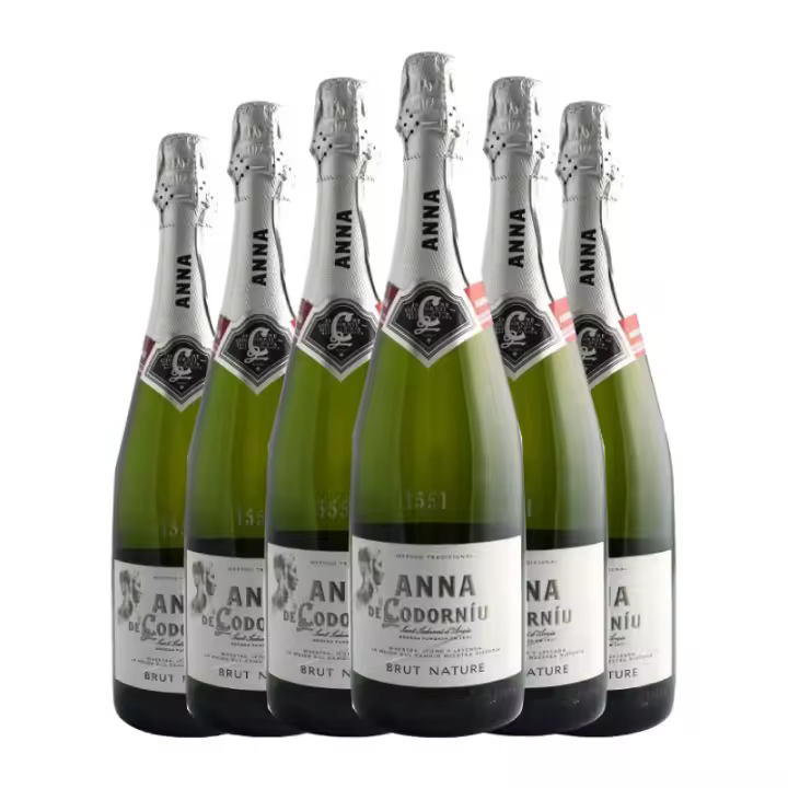 Cava Anna Codorníu Brut Nature 75 cl x 6 botellas. Total 4.5 litros - 1
