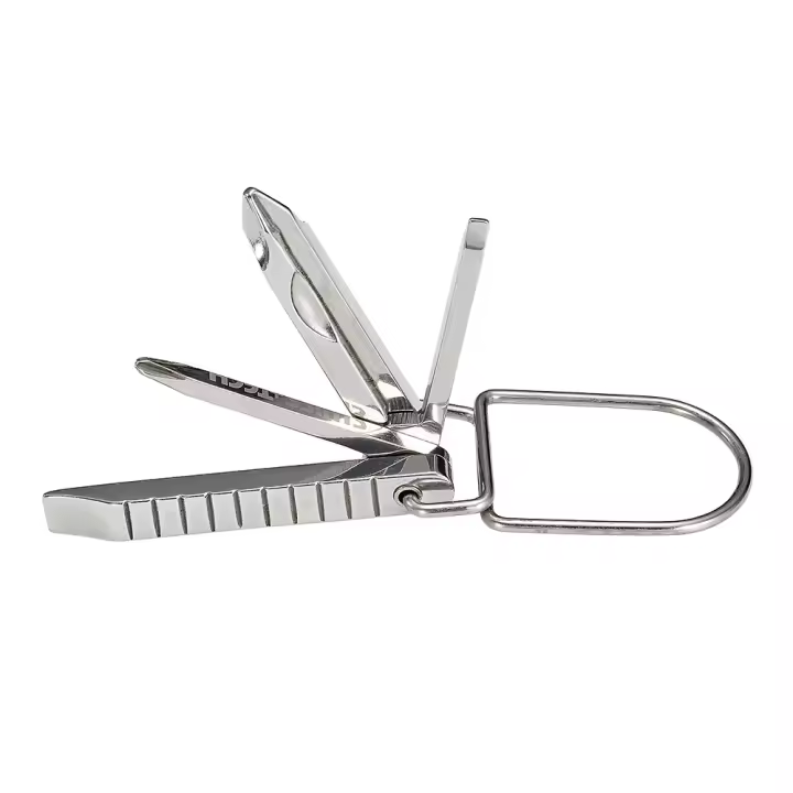 Kit De Herramientas Multifuncionales SWISS TECH 6 En 1 Con Llave De Bolso Portátil Mini Multiherramienta Para Exterior EDC Herramientas De Camping - 1