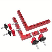 Juego De Herramientas De Carpintero 160MM 90 Grados L-Auxiliar Panel De Posicionamiento Clip Fijo Herramienta De Carpintero Para Madera - details 3