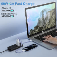 Nuevo cable de datos trenzado tipo C de 60 W y 240 W para carga rápida, compatible con iPhone 15 y 16. - details 2