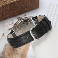Reloj Mecánico De Mano 36MM 7120 Acero Inoxidable Impermeable Diseño Bauhaus Para Hombres Moda Y Casual Marcadores Arábigos - details 7