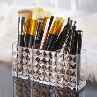 Cajón De Espejo Con Patrón De Diamante Para Almacenamiento En Baño Organizador De Maquillaje Y Labiales En Plástico - details 4