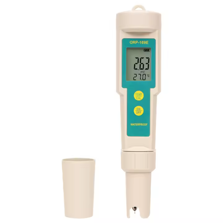 Medidor ORP Digital 169E Tester De Calidad Del Agua LCD Portátil Para Agua Potable Rango 0~+/-1999mV Con Retroiluminación - 1