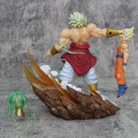 Figura De Acción Dragon Ball 20cm Brolly Vs Son Goku Anime Muscle Super Saiyan Doble Modo Colección Ornamento Juguetes Para Adolescentes Y Adultos - details 17