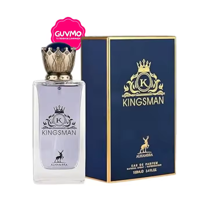 Maison Alhambra Kingsman Eau de Parfum 100 ml – Perfume Amaderado Aromático para Hombres con Notas de Cítricos, Lavanda y Vetiver - 1