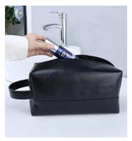 Bolsa De Cosméticos Para Viaje Organizador De Negocios Para Hombres Y Mujeres PU De Cierre De Cremallera Estilo Fashion Impermeable Portátil Con Almacenamiento Y Bolsa De Lavado - details 5