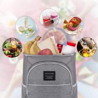 Mochipa Térmica aislada, mochila de aldía de gran capacidad con refrigerador, mochipa impermeable aislada a prueba de fugas, color Gris - details 2