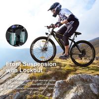 Eleglide M1 Plus 29 pulgadas Bicicleta Eléctrica 36V 12.5Ah Batería 250W Motor 25 km/h Velocidad Máxima Shimano 21 Velocidades Rango Máximo 100KM Frenos de Disco Doble Asiento Cómodo de Espuma MTB Bicicleta Ciclomotor Aplicación Inteligente - Negro - details 3