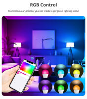 Bombilla LED Zemismart Matter over WiFi 9W Dimmable RGBCW Con Control Siri Alexa Google Home Smartthings Aplicación E27 Base - details 6