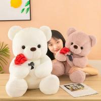 Muñeco De Peluche De Oso Para Día De San Valentín Regalo Para Niñas Juguetes De Animales Suaves Rellenos De Algodón PP Edad Recomendada 3-18+ - details 8