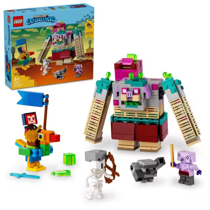 LEGO 21257 Minecraft Legends El Duelo contra el Devorador Juguete con figuras de héroes - 1
