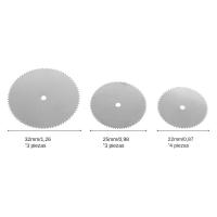 Discos De Corte Mini Para Herramienta Dremel 11-60pcs Hojas De Sierra HSS Para Madera Y Metal Accesorios De Rotación Disco Circular De Diamante Para Trabajos De Carpintería - details 11