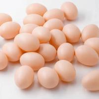10 Pcs Huevo Artificial De Plástico Para Aves De Corral Simulación De Ponedora De Pollo Para Incubación Y Cría De Pato Ganso - details 3