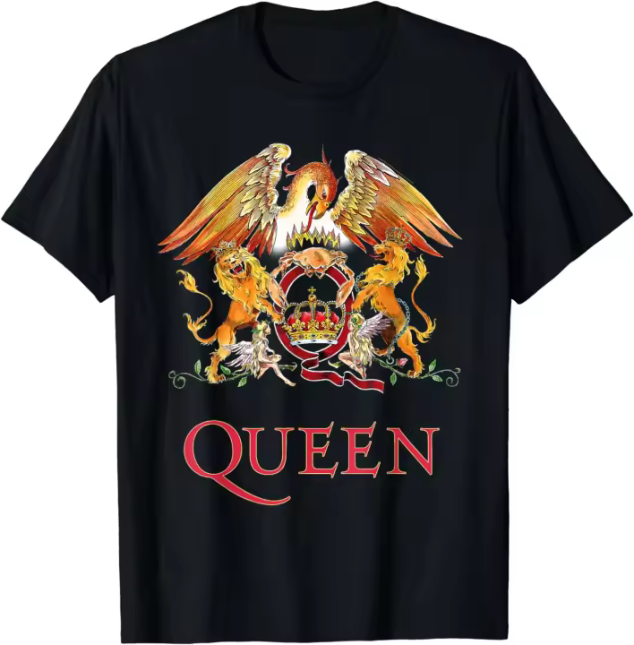 Camiseta de manga corta clásica oficial de Queen Crest - 1