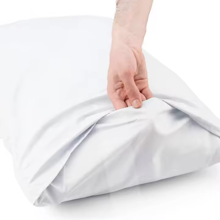 Funda de Almohada Barata de Microfibra Blanca - 1