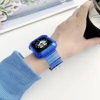 Carcasa Transparente + Correa Para Apple Watch Series 9 8 7 6 SE 5 Compatible Con Iwatch 3 Correa De Plástico 38mm 40mm 42mm 44mm 45mm 49mm - details 5