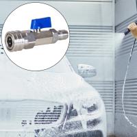 Kit De Válvula De Agua Para Lavadora De Alta Presión Con Conector Rápido De 3/8 O 1/4 Pulgada Control De Flujo De Agua Para Manguera De Lavadora - details 2