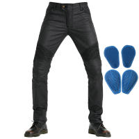 Protección De Motocicleta Con Inserciones CE Equipamiento De Seguridad Rodilla Y Cadera Protector De Pantalones De Moto Pads De Gel Silíceo (2 X Pads De Rodilla + 2 X Pads De Cadera) - details 24