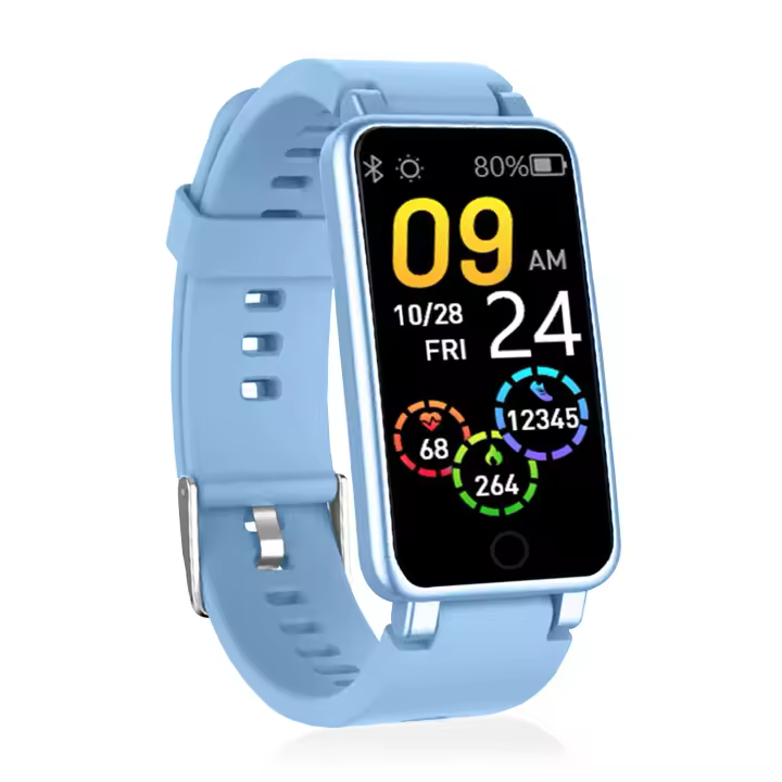 DAM. Brazalete inteligente C2 Plus con monitor cardiaco, presión sanguínea y notificaciones. 2,5x0,9x4,8cm - 1