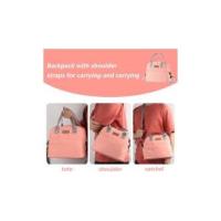 Fiambrera para helbres y Mujeres lonchera para adultos Bolsa de almuertos contenedor de Productos Alimenticios reulizable adecuado para el trabajo Viajes Picnicking Oficina (Pink) - details 1