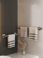Soporte De Toalla De Baño Sin Perforar Estante De Pies De Baño Soporte De Mangle Para Cocina Y Baño Material Plástico Montaje Por Ensamblaje - details 10
