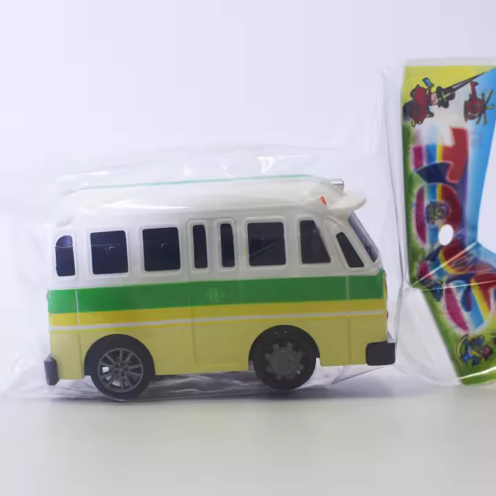 Mini Autobús Tayo Coreano Juguete Para Niños Con Puertas Abreables Slide Y Retroceso Pull Toy Material Plástico Sin Batería Adecuado Para Mayores De 14 Años - 1