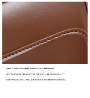 Bolso De Hombro Para Mujer De Cuero Genuino Calidad Superior Estilo Urbano Y Moda Bolsa De Mano De Lujo Bolsa De Brazo Moda Casual Para Comunicación Diaria - details 3