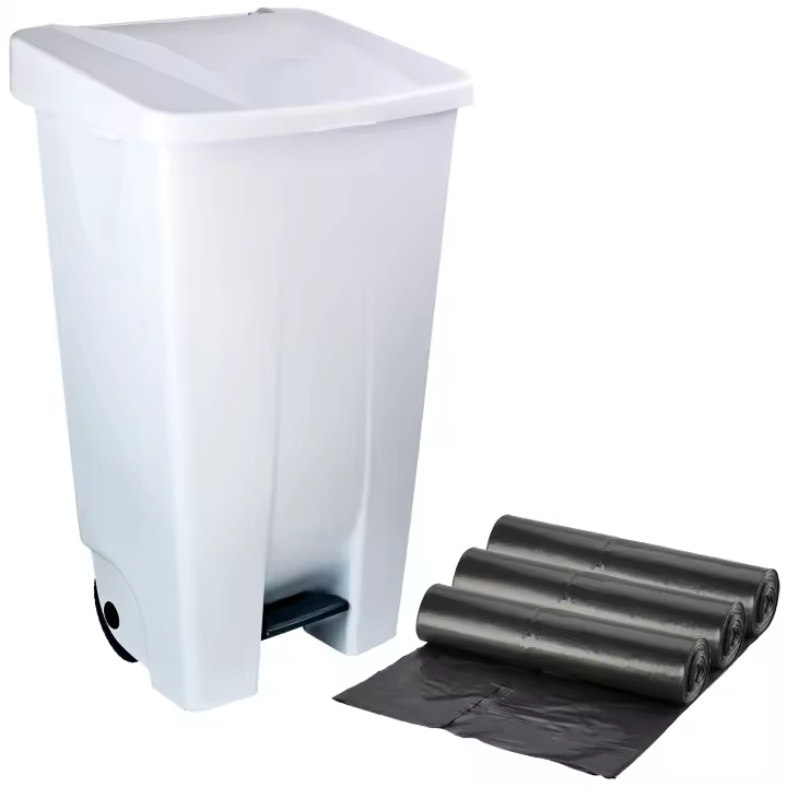 Contenedor Selectivo Prosperplast 120 Litros con Bolsas de Basura WELLHOME - 1