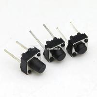 100PCS Botón De Push Táctil 6X6X4.3/5/6/7MM 2PIN Micro Interruptor Para Power Switch Botón De Poder En Electrónica - details 1