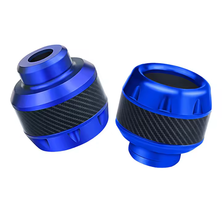 2Pcs Protector De Caída Universal Para Motocicletas Aleación De Aluminio Copas Del Frente Antigolpes Accesorios De Seguridad Moto - 1