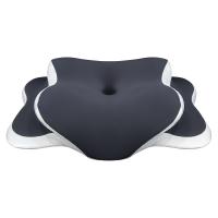 Almohada De Memoria Con Funda De Seda Hielo Para Cervical Ergonómica Suave Y De Baja Reacción Con Dos Alturas Regalo Familiar Para Dormitorio - details 7