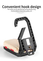 Lámpara De Trabajo LED COB Magnética Ajustable Impermeable Con Gancho Para Emergencias Y Camping Luz De Búsqueda Plegable Fuerte - details 6