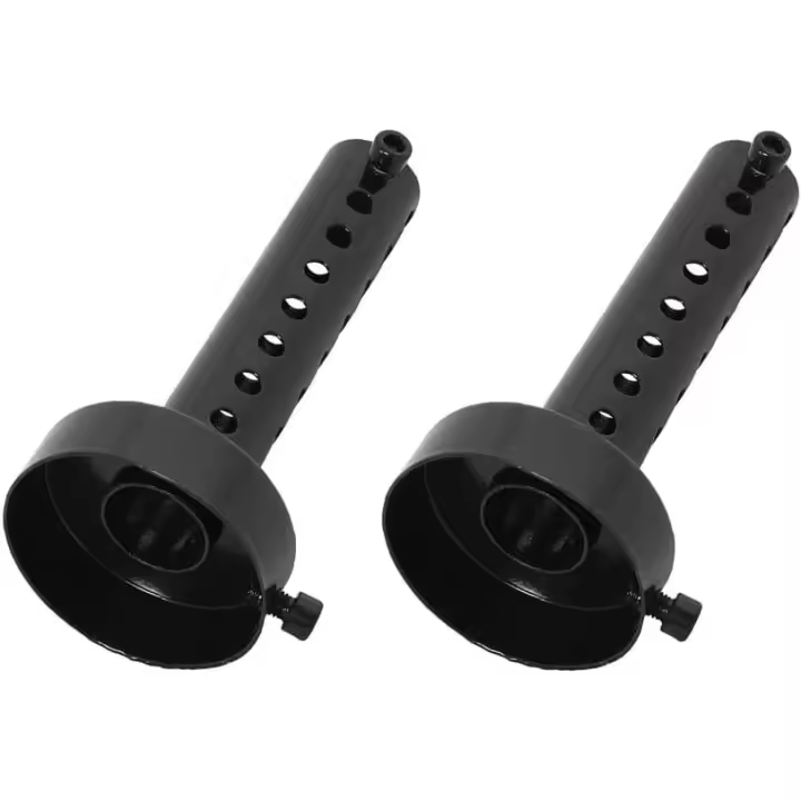 Motorcycle DB Killer, Deflector de tubo, Silenciador de escape, 35-60 mm, Negro/Plata - 1