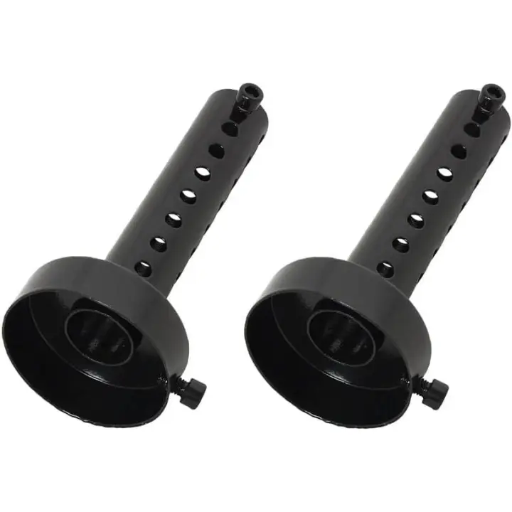 Motorcycle DB Killer, Deflector de tubo, Silenciador de escape, 35-60 mm, Negro/Plata - 1