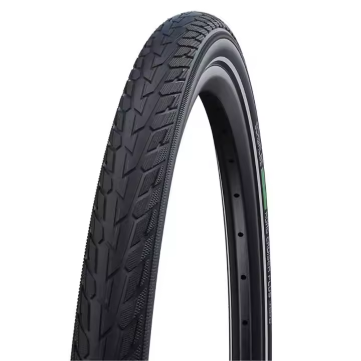 Schwalbe Cubierta Rígida Urbana Cruiser Plus Active Punctureguard Green Compound 24´´ X 47 - 1