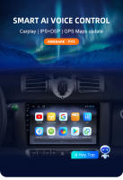 AWESAFE inalámbrico CarPlay Android Auto Radio para Smart Fortwo 451 2005 2006 2007 2008 2009 2010 2011 2012 2013 2014 2015 coche reproductor multimedia GPS 2 din autoradio volante controles RDS Bluetooth - details 1