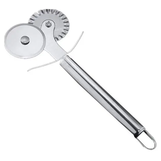 Cortador de Pizza Antideslizante y Multifuncional  Rueda Corta pizza Ergonómica de Acero Inoxidable  Cortador Profesional de Pizza con Mango Antideslizante - 1