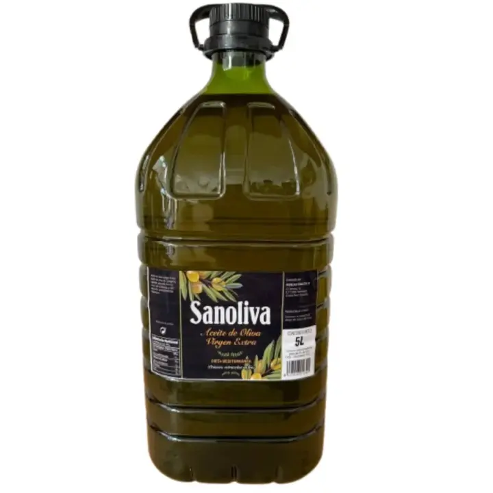 Aceite de oliva Virgen Extra Sanoliva 5 litros, procedente de primera extraccion en Frio - 1