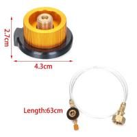 Adaptador De Relleno De Butano Para Estufa De Camping Al Aire Libre Conector De Tanque De Combustible Hilo De Relleno Válvula De Relleno Para Senderismo Y Camping - details 2