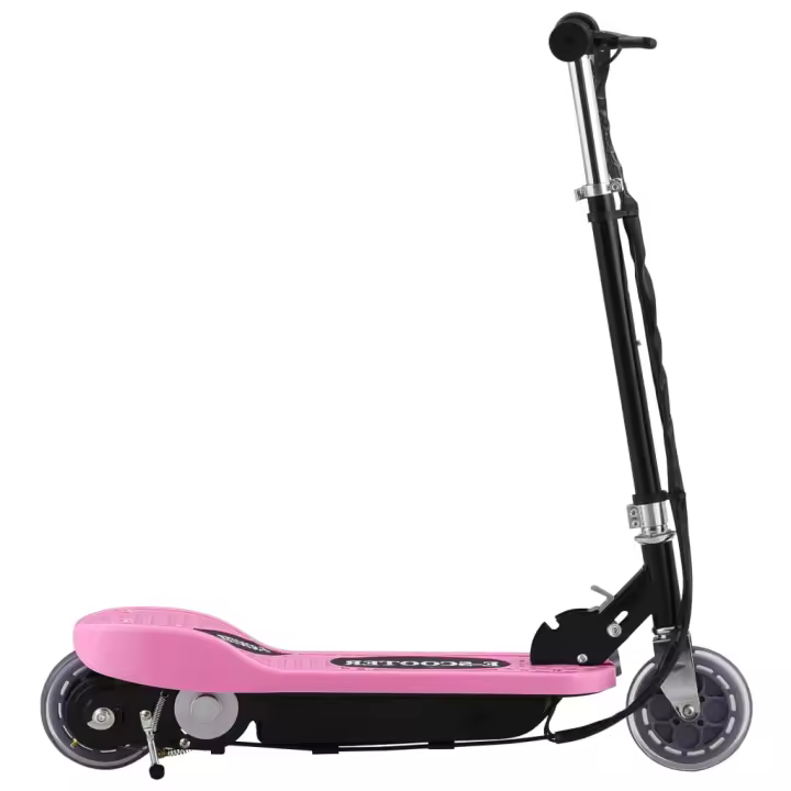 vidaXL Patinete eléctrico rosa 120 W - 1
