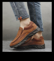 Zapatos De Lona Para Hombre Tenis Cómodos Para Caminar Moda Negocios Slip on Casual Confort Para Conducción - details 11