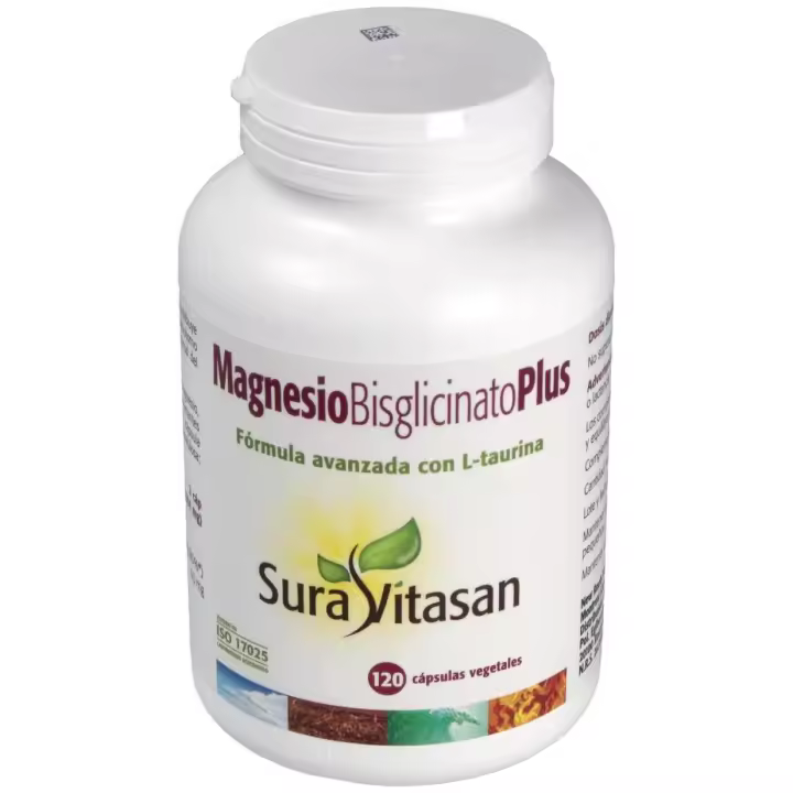 Sura Vitasan Magnesio Bisglicinato Plus 120 Cápsulas - 1