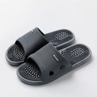 Mocasines De Masaje De Color Sólida Para Mujer Antideslizante Con Punta Abierta Sandalias Suaves Para Interior Estilo De Verano - details 3