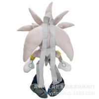 Juguete De Peluche Sonic De Alta Calidad 40cm Algodón PP Suave Muñeco De Dibujos Animados Gato Espinoso Regalos Para Niños Cumpleaños - details 2