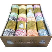 MORILLAS Pack de 16 Zepelines HAPPY Hilo Fantasía para Tejer Ganchillo Punto - Suavidad y Durabilidad - N5 HAPPY COLORES - 80gr. X 16 Unidades - details 1