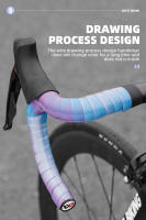 Cinta De Manillar Para Bicicleta WEST BIKING Antideslizante Textura Pulida Ligera Accesorios De Carreras Barra De Manillar EVA - details 4