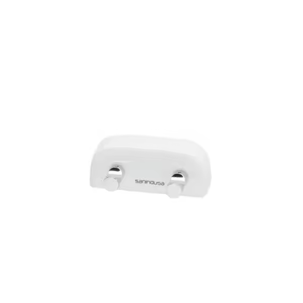 Unisan Vintage colgador baño vitreous china blanco cromo acabado elegante - 1