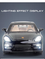 Coche De Deporte Porsche Panamera a Escala 1:24 Con Sonido Y Luz Modelo Metálico De Aleación Juguete De Colección Para Niños - details 5